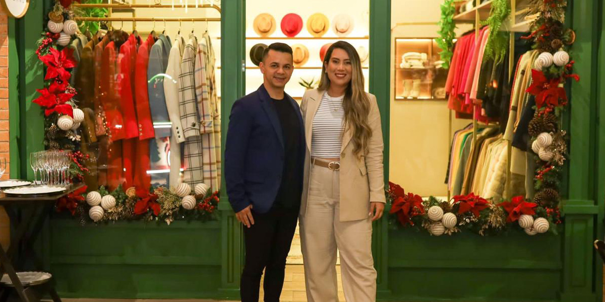 Amanda Sena e Vicente Adamo