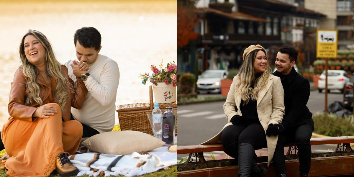 Amanda Sena e Vicente Adamo